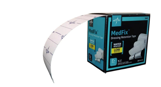 Medline MedFix Retention Dressing Tapes - 4" x 11 yd - 1 Roll - MSC4004